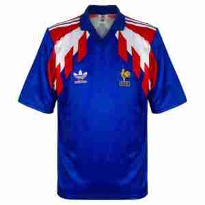 Retro 1990 France Home Jersey