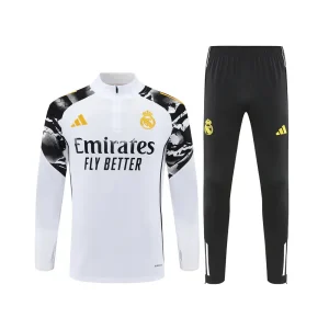 Real Madrid Zipper Sweatshirt Kit (Top + Pants) 2025/26