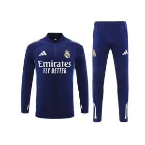 Real Madrid Zipper Sweatshirt Kit (Top + Pants) 2025/26