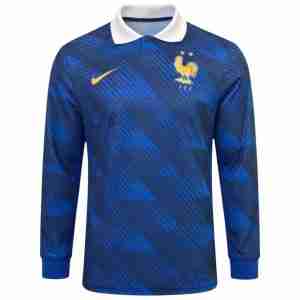 France Home Long Sleeve Jersey World Cup 2026