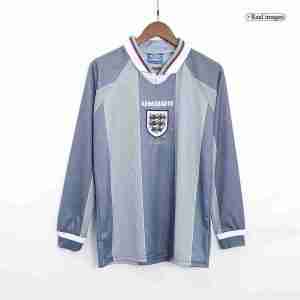 Retro 1996 England Away Long Sleeve Jersey
