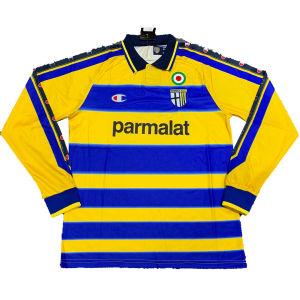 Retro 1999/00 Parma Calcio 1913 Away Long Sleeve Jersey