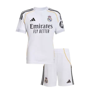 Kids Real Madrid Home Jersey Kit 2025/26