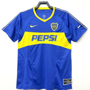 Retro Boca Juniors Home Jersey 2003-2004 (Short Sleeve)