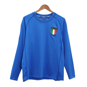 Retro 2000 Italy Home Long Sleeve Jersey
