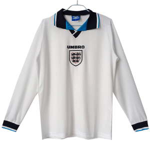 Retro England Home Jersey 1996 (Long Sleeve)