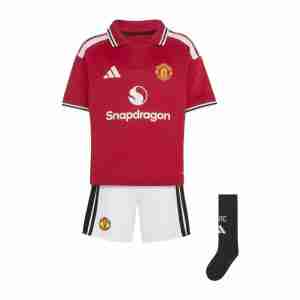Kids Manchester United Home Jersey Kit 2026/27