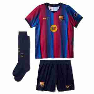 Kids Barcelona Home Jersey Kit 2026/27